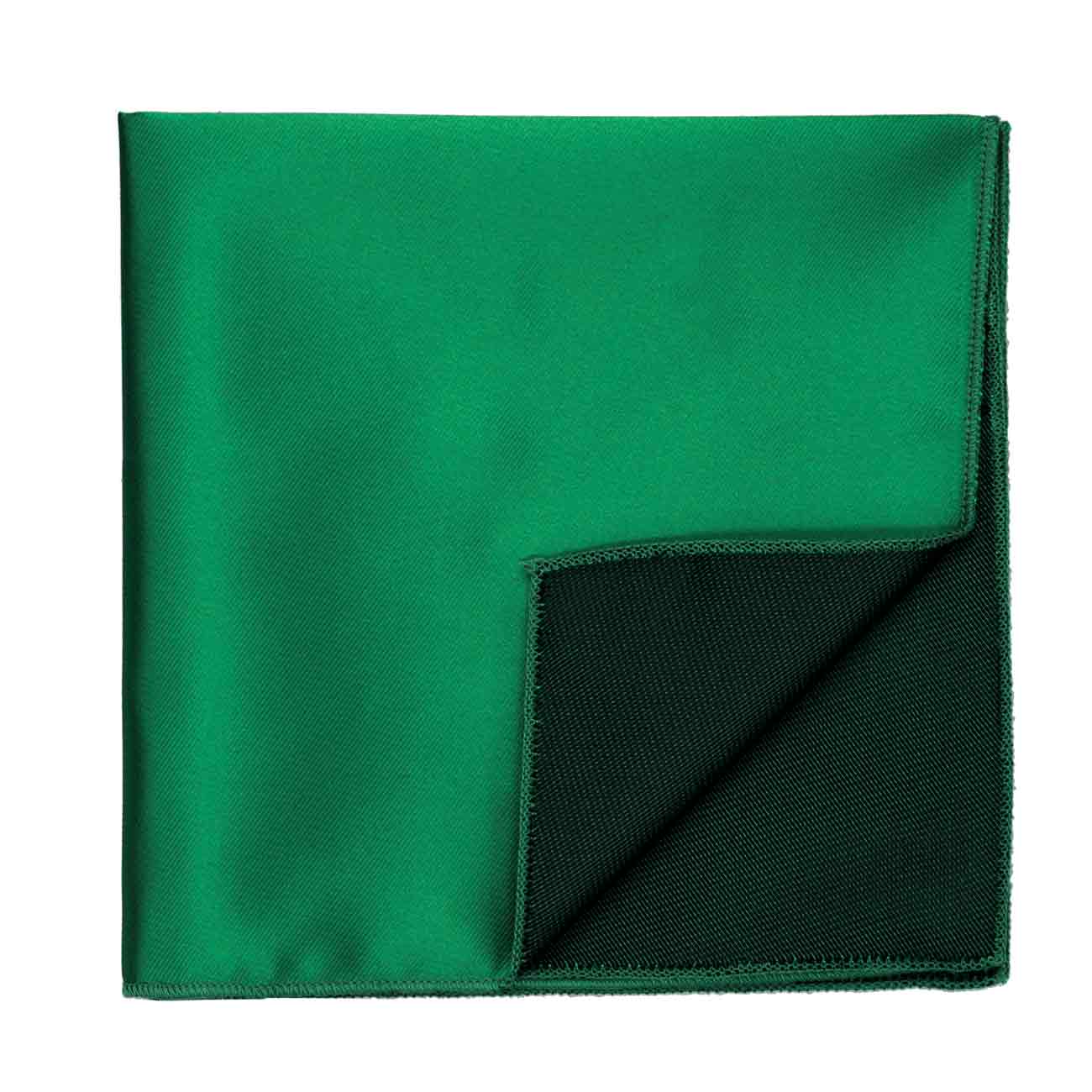 Kelly Green Solid Color Pocket Square | Shop at TieMart – TieMart, Inc.