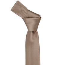 Load image into Gallery viewer, Latte skinny tie knot