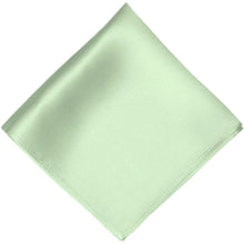 Load image into Gallery viewer, Light Mint Silk Pocket Square