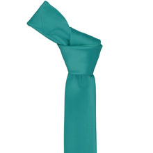 Load image into Gallery viewer, An oasis skinny necktie tied into a knot