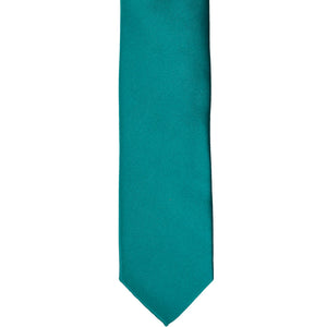 The front of an oasis skinny tie, laid flat