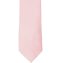Load image into Gallery viewer, The front of a pastel pink tie, laid out front