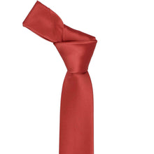 Load image into Gallery viewer, Persimmon skinny tie knot