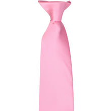 Load image into Gallery viewer, The knot on a pink clip-on men&#39;s tie
