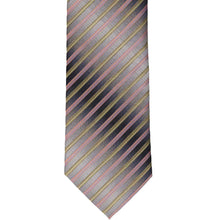 Load image into Gallery viewer, Pink Champagne Whitney Striped Necktie