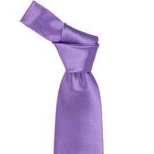 Load image into Gallery viewer, Purple knotted tie on a white background