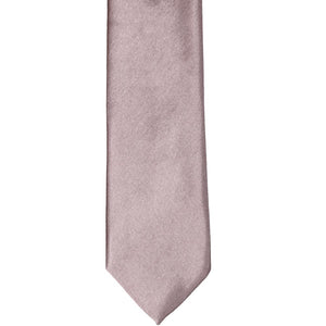 The front of a quartz slim tie, laid flat