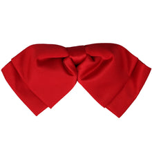 Load image into Gallery viewer, The front of a red floppy bow tie