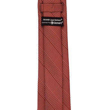 Load image into Gallery viewer, Tag on a red glen plaid necktie
