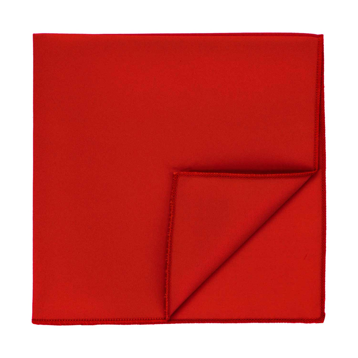 Red Solid Color Pocket Square | Shop at TieMart – TieMart, Inc.
