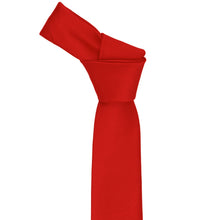 Load image into Gallery viewer, Red Slim Solid Color Necktie, 2.5" Width
