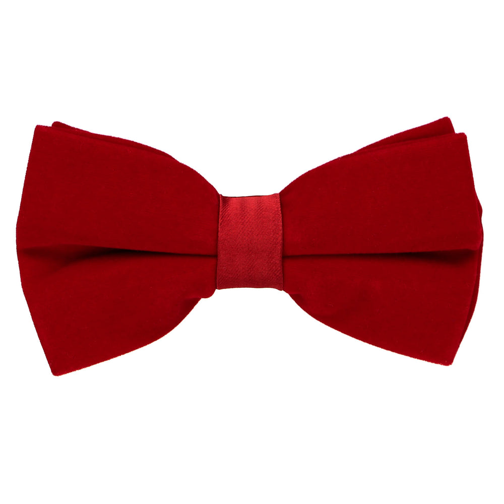 Red velvet bow tie