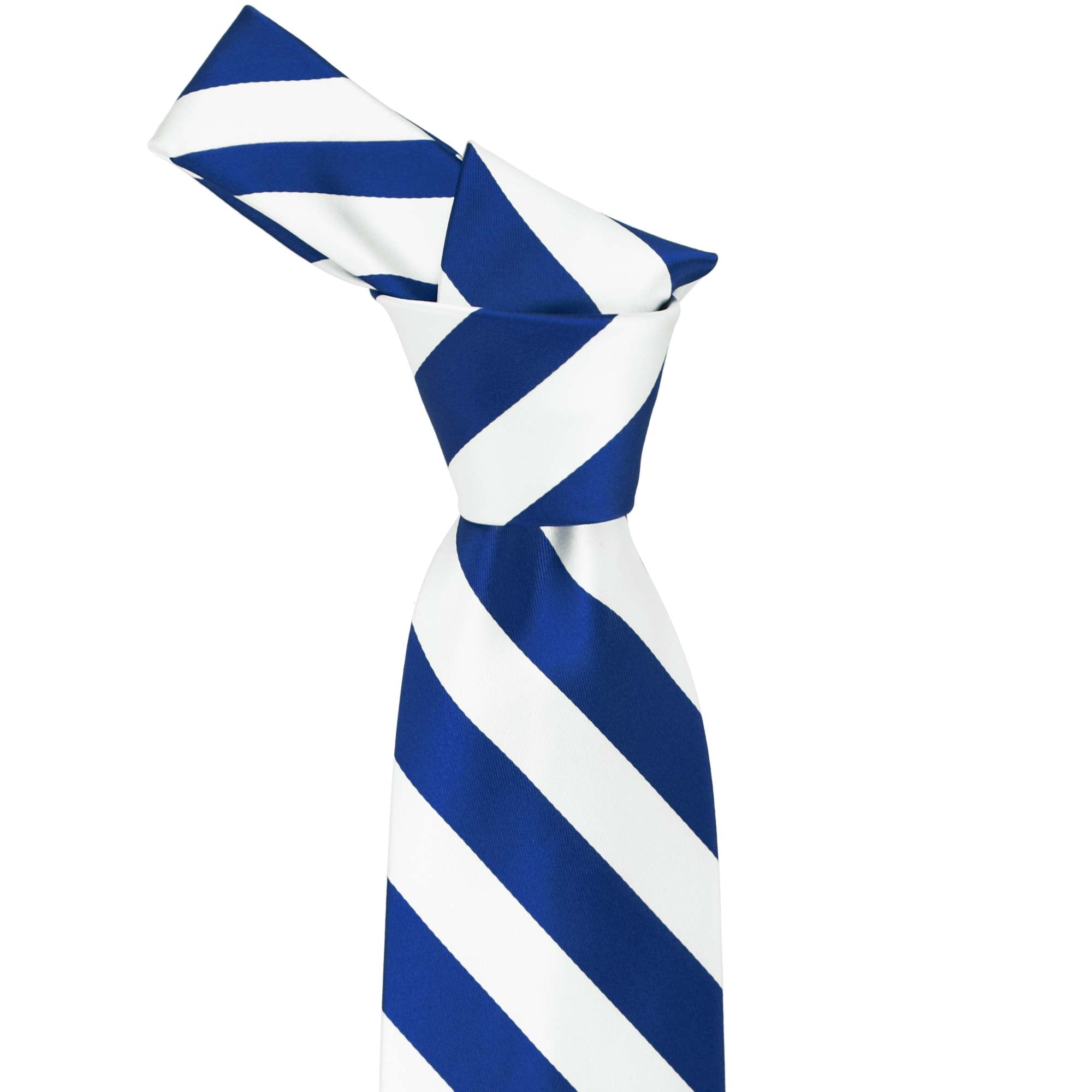 Royal Blue and White Striped Tie | Shop at TieMart TieMart, Inc. Royal Blue and White Striped Tie | Shop at TieMart TieMart, Inc.