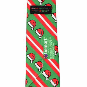 Santa Hat Striped Necktie
