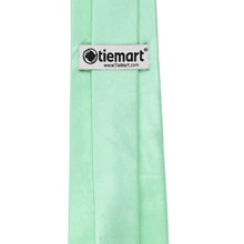 Load image into Gallery viewer, Seafoam tie with a Tiemart label on a white background