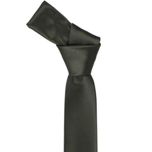 Load image into Gallery viewer, A tarragon skinny tie knot
