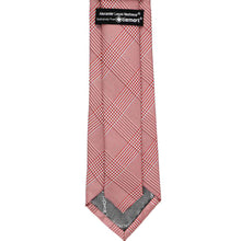 Load image into Gallery viewer, Back view of a persimmon glen plaid necktie