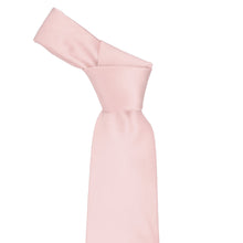 Load image into Gallery viewer, Knotted pink silk tie