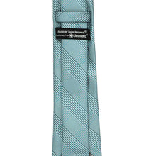 Load image into Gallery viewer, Tag on a turquoise glen plaid tie