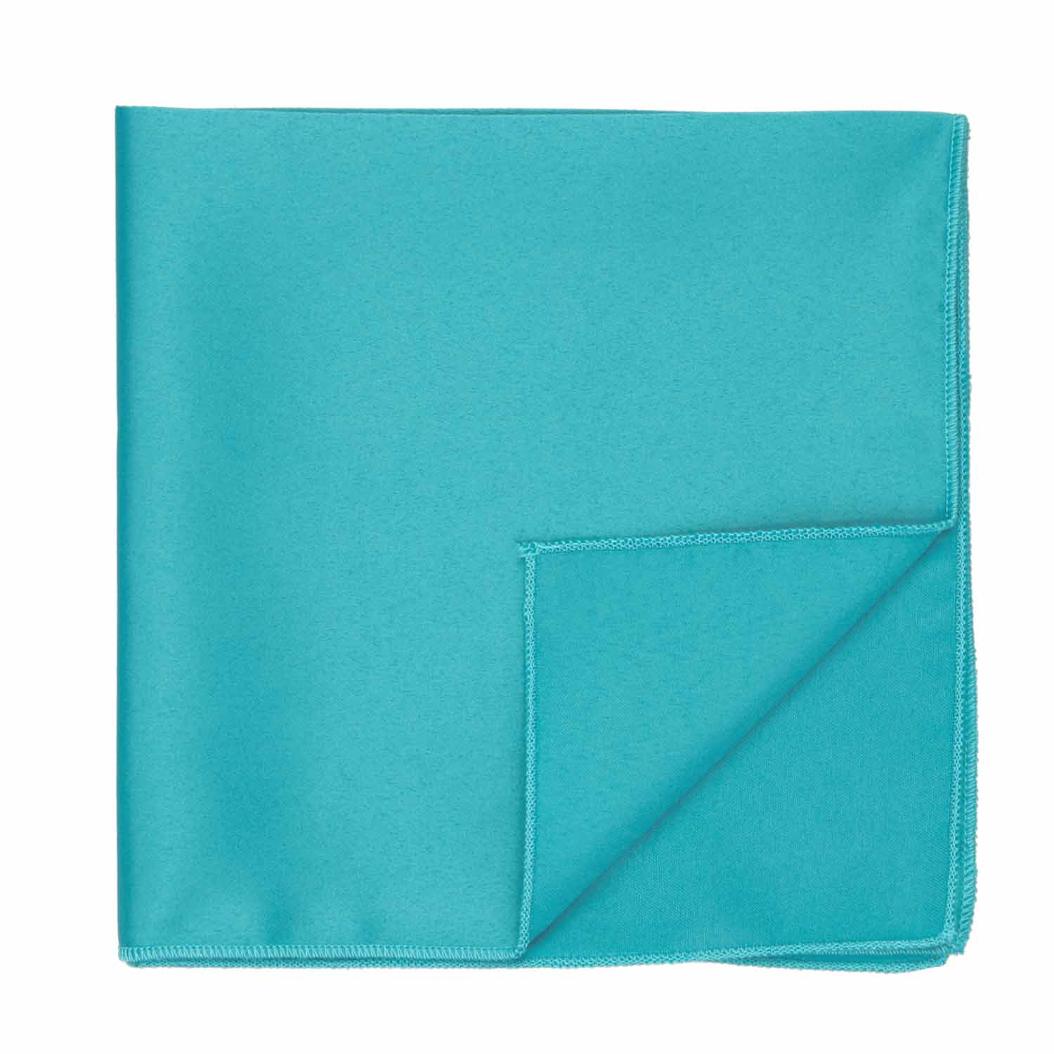 Torquoise Square Turquoise Solid Color Pocket Square | Shop at TieMart – TieMart, Inc.