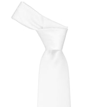 Load image into Gallery viewer, White knotted tie