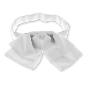 White Floppy Bow Tie