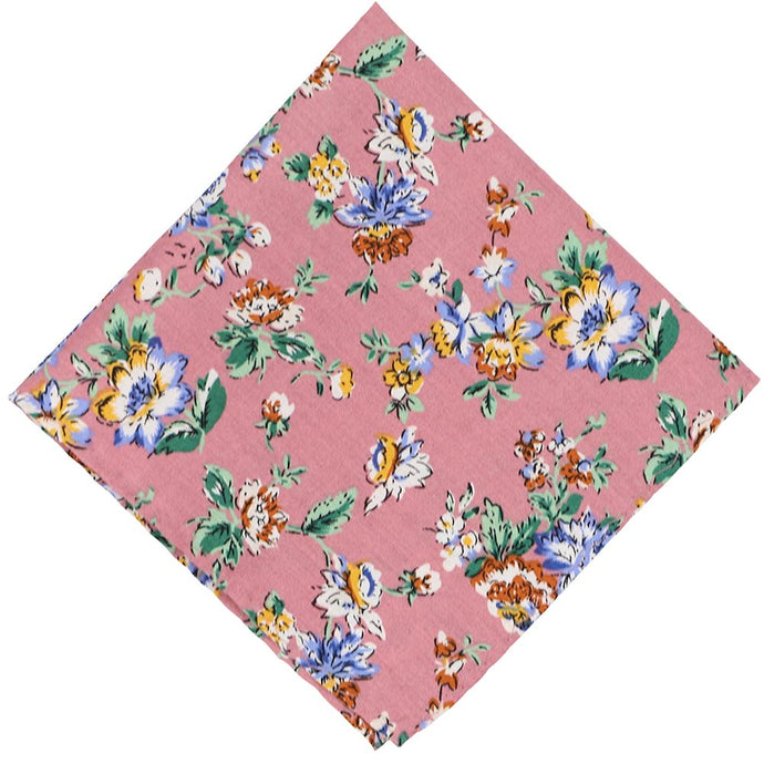 Anaheim floral pattern pocket square