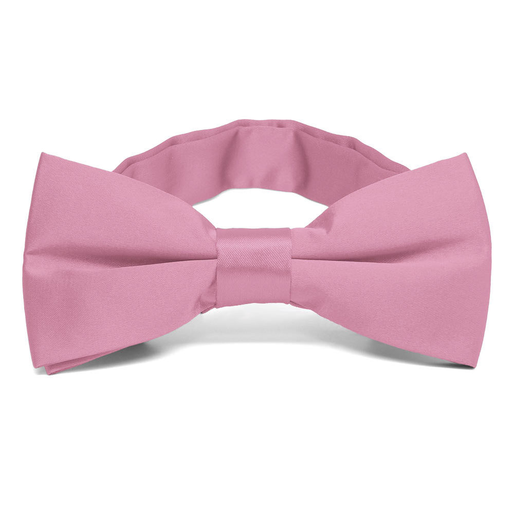 Antique Pink Band Collar Bow Tie