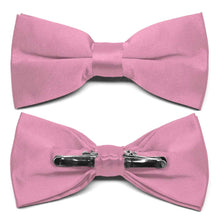 Load image into Gallery viewer, Antique Pink Clip-On Bow Tie