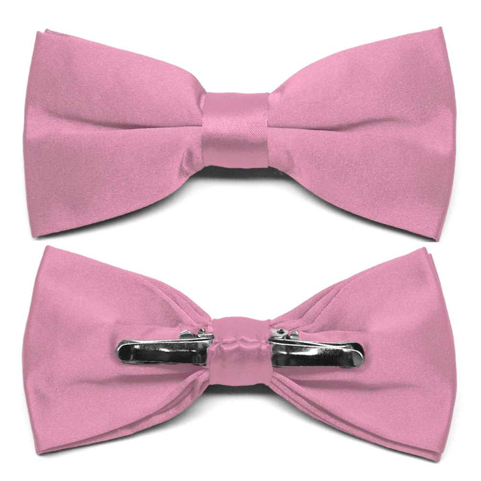 Antique Pink Clip-On Bow Tie