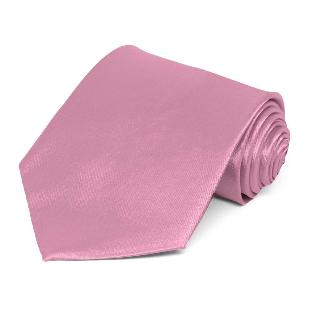 Antique Pink Solid Color Necktie