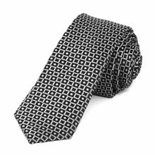 Load image into Gallery viewer, Hip to be Square Skinny Necktie, 2&quot; Width