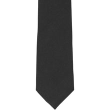Load image into Gallery viewer, Front view black matte uniform tie