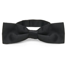 Load image into Gallery viewer, Black Slim Band Collar Bow Tie