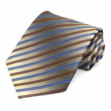 Load image into Gallery viewer, Royal Blue Whitney Striped Necktie
