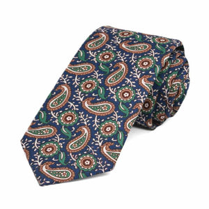 Milpitas Paisley Cotton Slim Tie, 2.5" Width