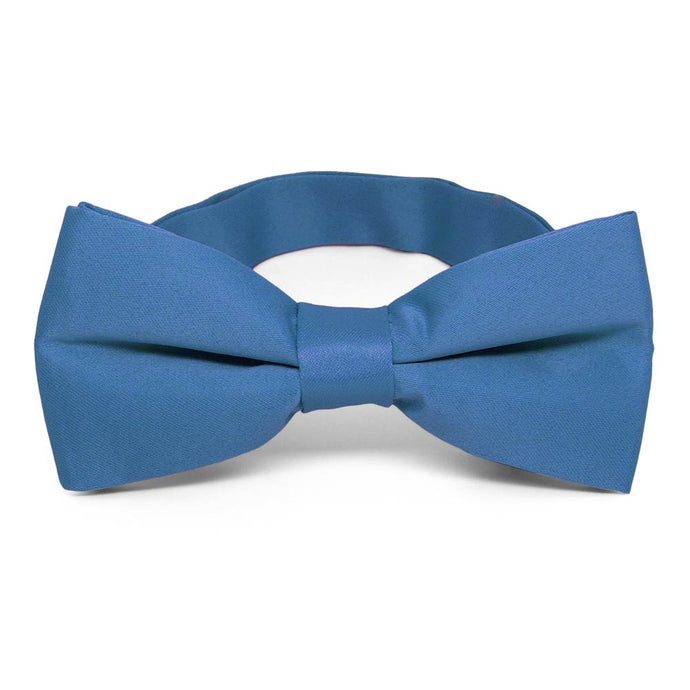 Blue Band Collar Bow Tie