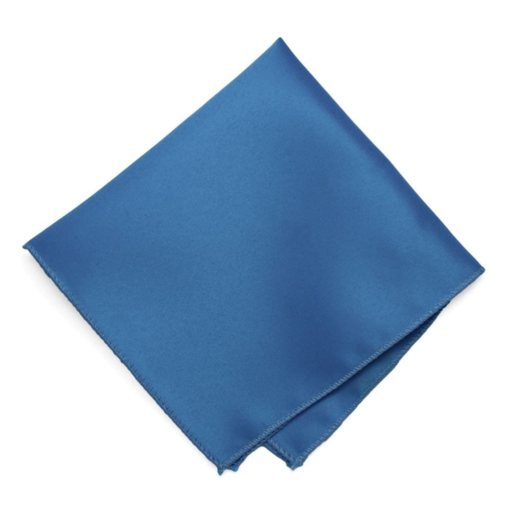 Blue Basic Pocket Square