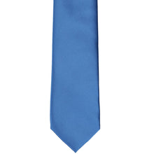 Load image into Gallery viewer, Front view blue slim tie