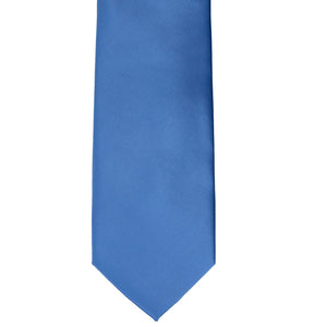 Blue premium tie front view