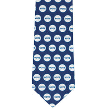 Load image into Gallery viewer, Blue vote themed necktie