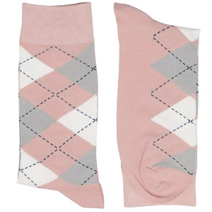 pink dress socks for groom Black Label Men's in Dusty Rose Polka Dot Urban-Peacock these petal pink blush and navy argyle socks on you and your groomsmen are sure to find the soft spot in every heart in attendance Socks Kinzie Solid Light Pink