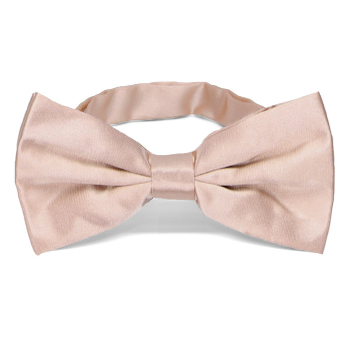 Blush Pink Large Band Collar Bow Tie