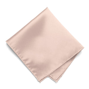 Blush Pink Solid Color Pocket Square