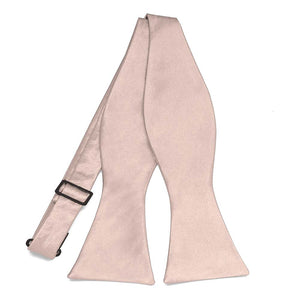 Blush Pink Self-Tie Bow Tie