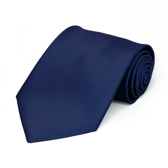 Boys' Blue Velvet Premium Solid Color Tie