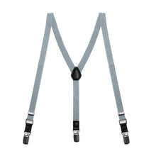 Load image into Gallery viewer, Boys&#39; Cadet Gray Skinny Suspenders