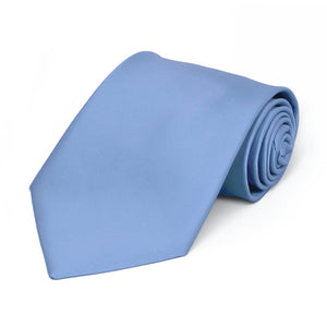 Boys' Cornflower Premium Solid Color Tie