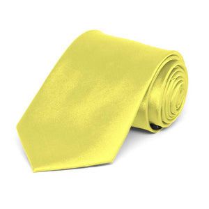 Boys' Daffodil Yellow Solid Color Necktie