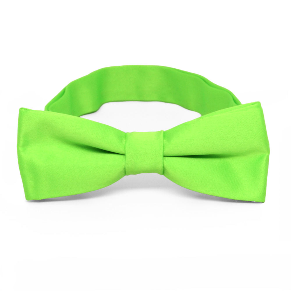 Boys' Hot Lime Green Bow Tie